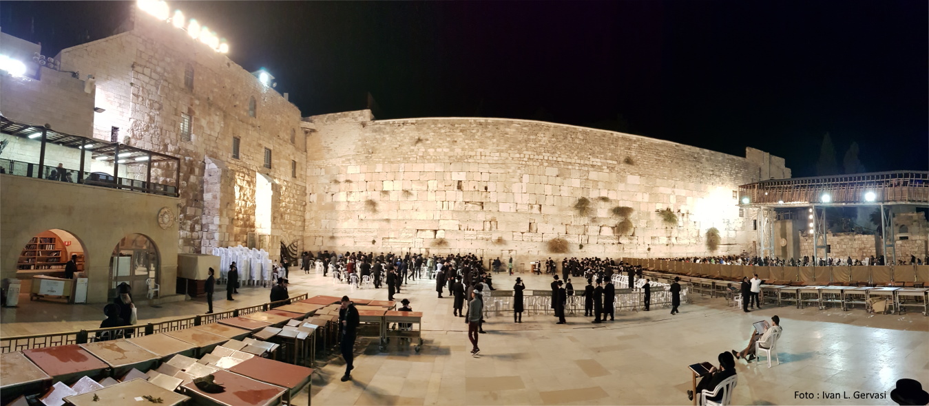 Gerusalemme, il muro del pianto.